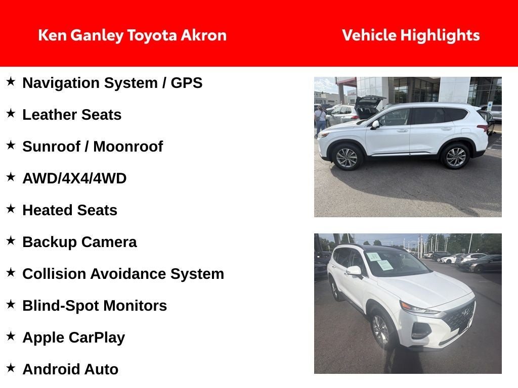 hyundai santa fe 2019 5NMS5CADXKH124261 image hyundai santa fe 2019 5NMS5CADXKH124261 image